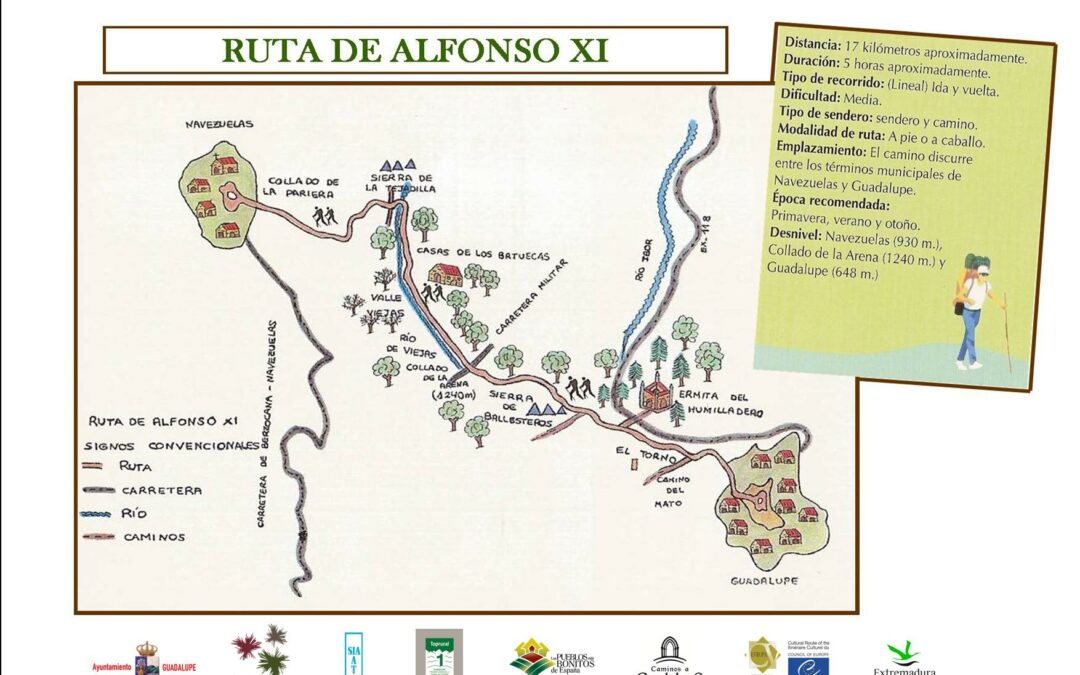 Route von Alfons XI.