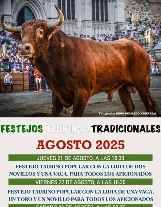 FESTEJOS TAURINOS 2025